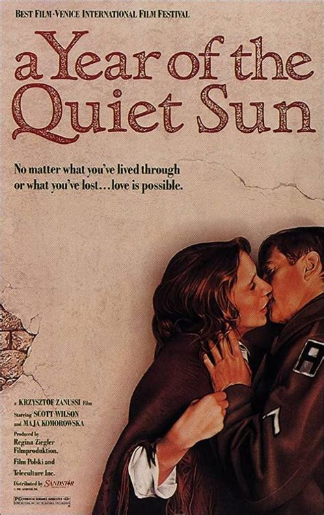 A Year of the Quiet Sun (1984) film online,Krzysztof Zanussi,Maja Komorowska,Scott Wilson,Hanna Skarzanka,Ewa Dalkowska